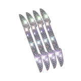Maxbell 4Pcs Car Door Side Edge Guards Protector for Rearview Mirror Cover Iridescent