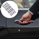 Maxbell 4Pcs Car Door Side Edge Guards Protector for Rearview Mirror Cover Iridescent