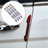 Maxbell 4Pcs Car Door Side Edge Guards Protector for Rearview Mirror Cover Iridescent
