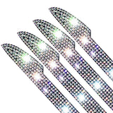 Maxbell 4Pcs Car Door Side Edge Guards Protector for Rearview Mirror Cover Iridescent