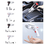 Maxbell Cordless Hand Car Vacuum Cleaner USB Charging Durable Black Basic