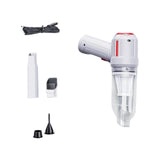 Maxbell Cordless Hand Car Vacuum Cleaner USB Charging Durable White Basic