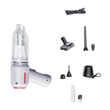 Maxbell Cordless Hand Car Vacuum Cleaner USB Charging Durable White Upgrade