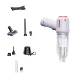 Maxbell Cordless Hand Car Vacuum Cleaner USB Charging Durable White Upgrade