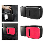 Maxbell Car Front Seat Organizer Bottle Holder Trash Can Bin Detachable Storage Box Gray