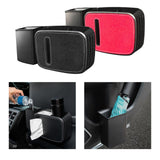 Maxbell Car Front Seat Organizer Bottle Holder Trash Can Bin Detachable Storage Box Gray