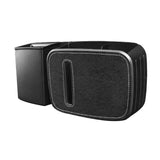 Maxbell Car Front Seat Organizer Bottle Holder Trash Can Bin Detachable Storage Box Gray