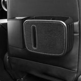Maxbell Car Front Seat Organizer Bottle Holder Trash Can Bin Detachable Storage Box Gray