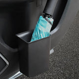 Maxbell Car Front Seat Organizer Bottle Holder Trash Can Bin Detachable Storage Box Gray