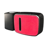 Maxbell Car Front Seat Organizer Bottle Holder Trash Can Bin Detachable Storage Box Red