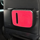 Maxbell Car Front Seat Organizer Bottle Holder Trash Can Bin Detachable Storage Box Red