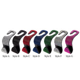 Maxbell Auto Car Backseat Hook Seat Hanger Shiny Eye Catching Save Space Durable White