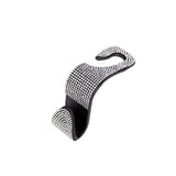 Maxbell Auto Car Backseat Hook Seat Hanger Shiny Eye Catching Save Space Durable White