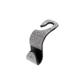 Maxbell Auto Car Backseat Hook Seat Hanger Shiny Eye Catching Save Space Durable White