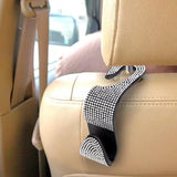 Maxbell Auto Car Backseat Hook Seat Hanger Shiny Eye Catching Save Space Durable White