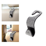 Maxbell Auto Car Backseat Hook Seat Hanger Shiny Eye Catching Save Space Durable White