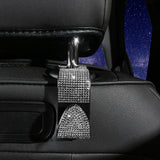 Maxbell Auto Car Backseat Hook Seat Hanger Shiny Eye Catching Save Space Durable White