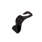 Maxbell Auto Car Backseat Hook Seat Hanger Shiny Eye Catching Save Space Durable Black
