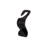 Maxbell Auto Car Backseat Hook Seat Hanger Shiny Eye Catching Save Space Durable Black