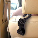 Maxbell Auto Car Backseat Hook Seat Hanger Shiny Eye Catching Save Space Durable Black
