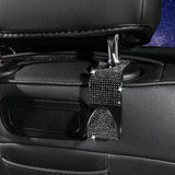 Maxbell Auto Car Backseat Hook Seat Hanger Shiny Eye Catching Save Space Durable Black