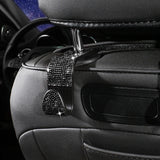 Maxbell Auto Car Backseat Hook Seat Hanger Shiny Eye Catching Save Space Durable Black
