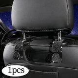 Maxbell Auto Car Backseat Hook Seat Hanger Shiny Eye Catching Save Space Durable Black