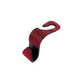 Maxbell Auto Car Backseat Hook Seat Hanger Shiny Eye Catching Save Space Durable Red