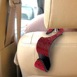 Maxbell Auto Car Backseat Hook Seat Hanger Shiny Eye Catching Save Space Durable Red