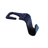 Maxbell Auto Car Backseat Hook Seat Hanger Shiny Eye Catching Save Space Durable Blue