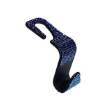 Maxbell Auto Car Backseat Hook Seat Hanger Shiny Eye Catching Save Space Durable Blue