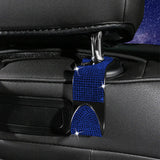 Maxbell Auto Car Backseat Hook Seat Hanger Shiny Eye Catching Save Space Durable Blue