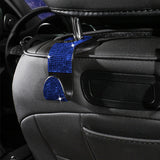 Maxbell Auto Car Backseat Hook Seat Hanger Shiny Eye Catching Save Space Durable Blue