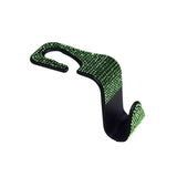 Maxbell Auto Car Backseat Hook Seat Hanger Shiny Eye Catching Save Space Durable Green