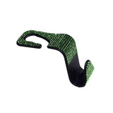 Maxbell Auto Car Backseat Hook Seat Hanger Shiny Eye Catching Save Space Durable Green