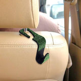 Maxbell Auto Car Backseat Hook Seat Hanger Shiny Eye Catching Save Space Durable Green
