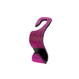 Maxbell Auto Car Backseat Hook Seat Hanger Shiny Eye Catching Save Space Durable Pink