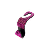 Maxbell Auto Car Backseat Hook Seat Hanger Shiny Eye Catching Save Space Durable Pink