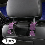 Maxbell Auto Car Backseat Hook Seat Hanger Shiny Eye Catching Save Space Durable Pink