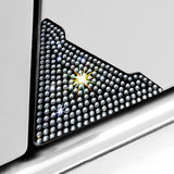 Maxbell Vehicle Silicone Rhinestone Car Door Corner Edge Guards Bumper Protector White