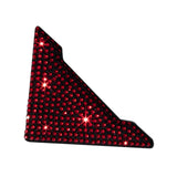 Maxbell Vehicle Silicone Rhinestone Car Door Corner Edge Guards Bumper Protector Red