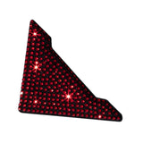 Maxbell Vehicle Silicone Rhinestone Car Door Corner Edge Guards Bumper Protector Red