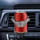Maxbell Car Cup Holder Air Conditioner Vent Organizer for Van Beverage Phone White