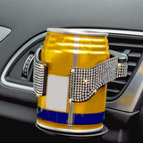 Maxbell Car Cup Holder Air Conditioner Vent Organizer for Van Beverage Phone White