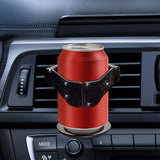 Maxbell Car Cup Holder Air Conditioner Vent Organizer for Van Beverage Phone Black