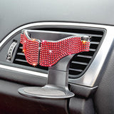 Maxbell Car Cup Holder Air Conditioner Vent Organizer for Van Beverage Phone Red