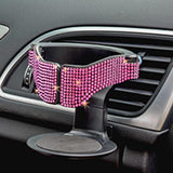 Maxbell Car Cup Holder Air Conditioner Vent Organizer for Van Beverage Phone Pink