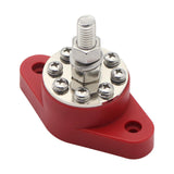 Maxbell Terminal Studs with Dustproof Cover Bus Bar for RV Marine Accessory 180A Red