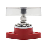 Maxbell Terminal Studs with Dustproof Cover Bus Bar for RV Marine Accessory 300A Red