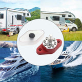 Maxbell Terminal Studs with Dustproof Cover Bus Bar for RV Marine Accessory 300A Red